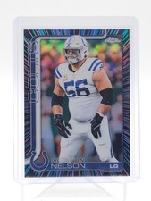 QUENTON NELSON 2025 TOPPS CHROME NEON PULSE REFRACTOR Q5692