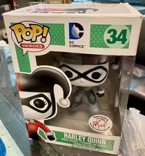 Funko POP! HARLEY QUINN Black & White #34 Harrison's Exclusive Clean Box NRFB