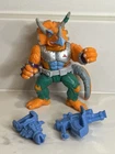 Vintage 1990 TMNT Triceraton Figure - 100% Complete