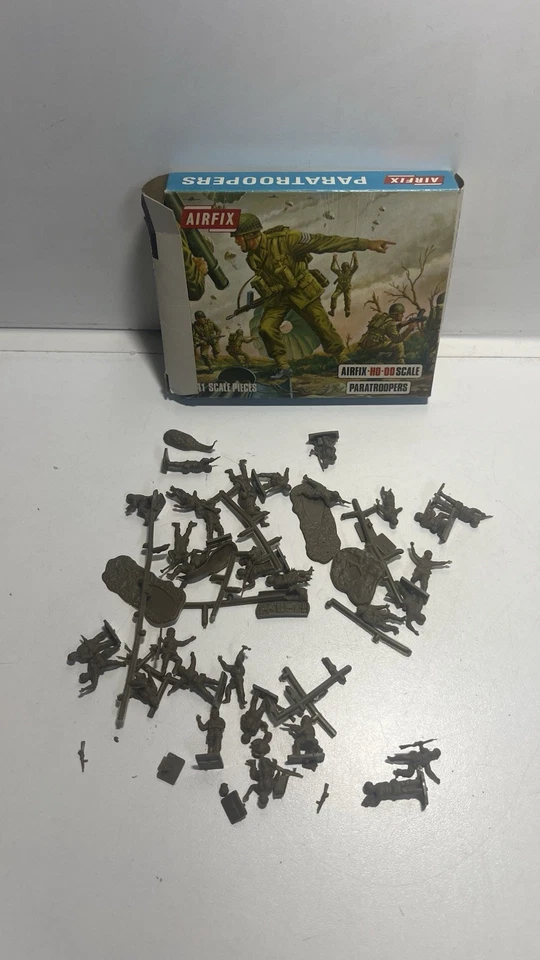 3x Paracaidistas Airfix HO/OO - Abiertos, Algunos Dañados - S23 🪂⚠️*9 Foto 3 de 4