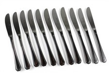 Set SERVIZIO 11 Coltelli Vintage PINTI Inox PINTINOX Tavola Posateria Italiana