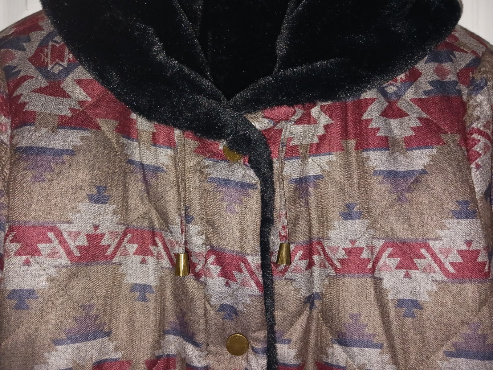 Pendleton Women's Reversible Coat M Button Down T… - image 3