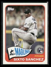 Sixto Sanchez 2021 Topps 1965 Topps Redux #T65-18 Miami Marlins