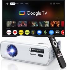 Aurzen EAZZE D1G Official Google TV 4K Supported Smart Projector with Wifi & Blu