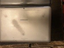 Samsung Tablet Lot 2 Units Silver and Black Android Wi-Fi Portable Touchscreen