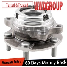 1PC Front Wheel Bearing and Hub For Nissan 2009-2014 Murano & 2011-2017 Quest