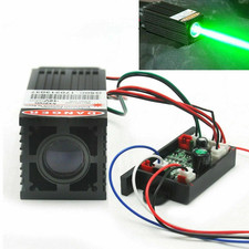 Fat Beam 532nm 100mW Green Dot Laser Diode Module 12V Driver Fan Perfect Light
