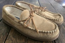 Sperry Top-Sider Brandon Moccasin Slipper Leather Suede Faux Fur Mens 11 M