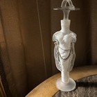 Beautiful ART STUDIO Glass LADY WOMAN Crystal DECANTER & STOPPER — photo 1