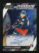 2023-24 O-Pee-Chee Platinum Rookie Cosmic 59/65 Stanislav Svozil #R-SS Auto 0b6z