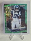 2025 Panini Prizm Black Football Green Shimmer FOTL Richard Sherman #136
