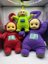 Playskool/eden Teletubbies Plush Lot Po Dipsy Tinky Winky 1998/1999 voices Work