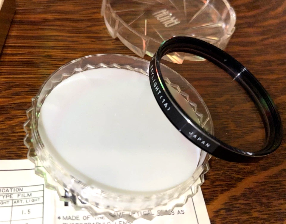 FOR CAMERA~ HOYA LENS~ 58.0s SKYLIGHT (1A) ~NEW IN BOX WITH PAPERWORK~ JAPAN - Image 2 of 4