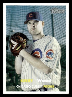 2006 Topps Heritage #239 Kerry Wood Card Chicago Cubs