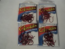 4 - 25 CT PACKS OF GAMAKATSU OCTOPUS HOOKS SI...