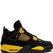 Jordan Air Jordan 4 Retro LS Thunder Mens Bla...
