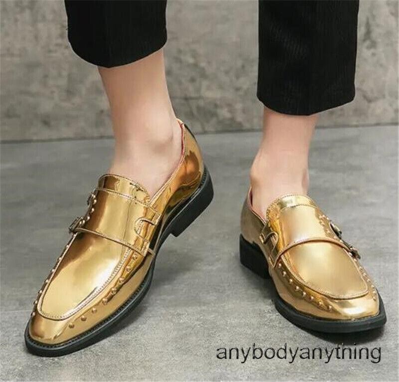 SAOLA Mocassini uomo eleganti fibbia mocassini casual club matrimonio scarpe a punta