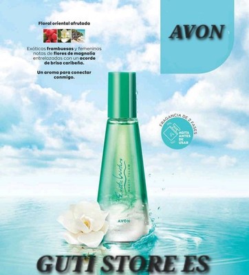 AVON EXOTIC WATERS (FRUTAL FRESCA) 50ML COLONIA PARA DAMA NUEVA EN CAJA