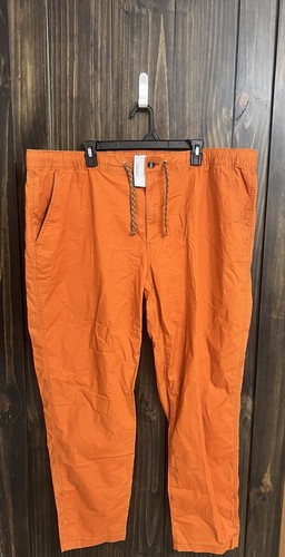 Nuovo con etichette - Eddie Bauer Outlet - Pantalone uomo arancione bruciato (paprika) - ripstop - taglia 3XL - Foto 5 di 11