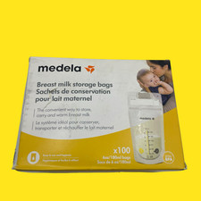 Medela Breast Milk Storage Bags 100 Count - 6Oz 3193 z44/22 AR 