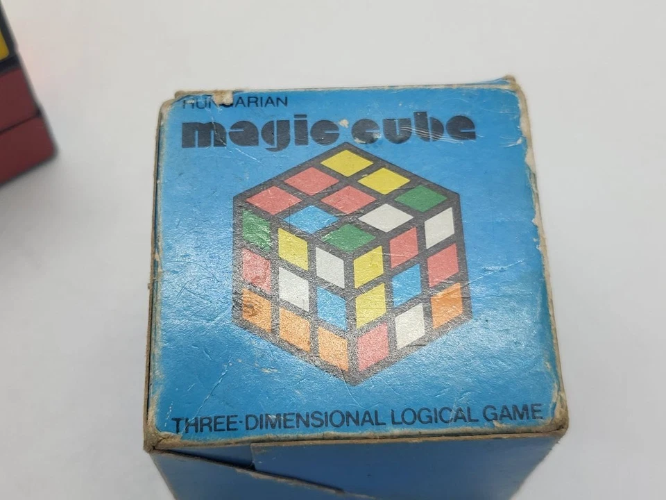 Rubik's Cube Logical Game Puzzle POLITOYS Hungary Original Vintage 1980 - Image 2 of 4