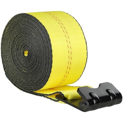 Tie Down Straps 4x40 6000 lbs Load Capacity Flat Hooks for Trailers Set of 10
