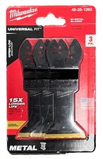 Milwaukee 49-25-1263 Oscillating Blade (3 Pack) Brand New Free Shipping