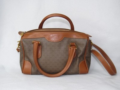 シーサー様　GUCCI OLD GGキャンバス ボストンバッグ ブラウン Vintage Gucci Brown GG Coated Canvas Leather Speedy Handbag
