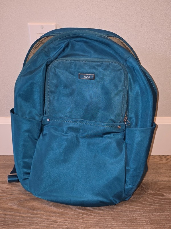 Tumi Nylon Backpack - Teal color