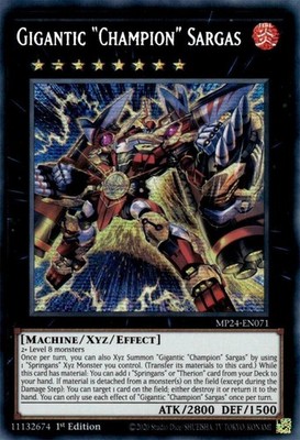 Gigantic ''Champion'' Sargas MP24-EN071 25th Anniversary Tin: Dueling Mirrors 1st