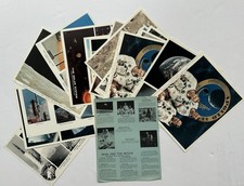 Vintage Lot NASA Photo Sets 19 Prints 1969  Apollo 11, 14 Gemini  More