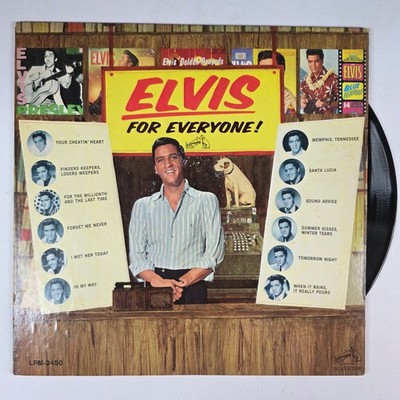 Elvis Presley - Elvis For Everyone! 12'' LP Record 1965 RCA Victor Rock 33 RPM