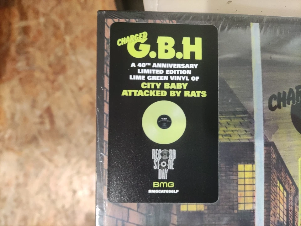 G. B. H. City Baby Attacked By Rats LP (Yellow Transparent Limited EDT RSD 2022 - Bild 2 von 2