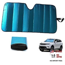 Car Sun Shade, Sun Protector,Foldable Front Window Shade 58inch 27.5inch blue