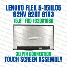 15.6" Lenovo Ideapad Flex 5-15IIL05 LCD Touch Screen Bezel Assembly 5D10S39643