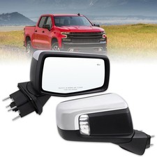 Right Passenger Side Mirror Compatible With 2019-2025 Chevy Silverado 1500 With