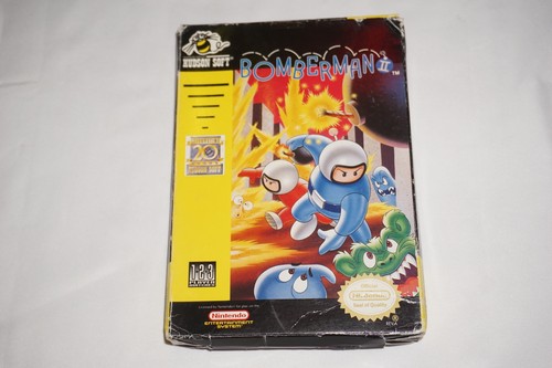 Bomberman II 2 (Nintendo NES) Complete in Box CIB