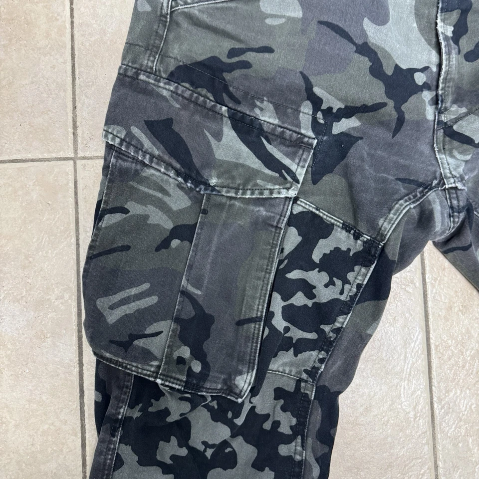 Pantalones de Carga G Star Raw Rovic 3D Cónicos 34x34 Utilidad Camuflaje Militar Ejército Foto 2 de 4