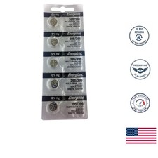 5 Count 1.5V Silver Oxide Batteries - Excellent for Watches, Calculators  More