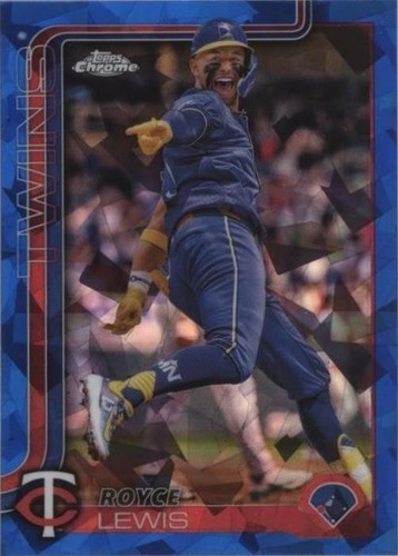 2025 Topps Chrome Platinum Nick Kurtz Blue Prism Refractor RC #254