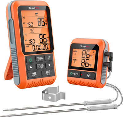 TP826 500FT Wireless Meat Thermometer, Dual Meat Probe Cooking Thermometer with