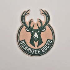 MILWAUKEE BUCKS NBA EMBROIDERED IRON ON PATCH 2.5X 3.2