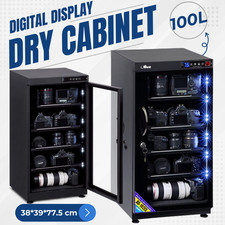 100L Digital Dry Cabinet Camera Lens Dehumidifier Storage Cabinet Moisture Proof