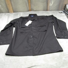 Propper BDU Shirt Mens Large Black Long Sleeve Tactical Utility Uniform NWD