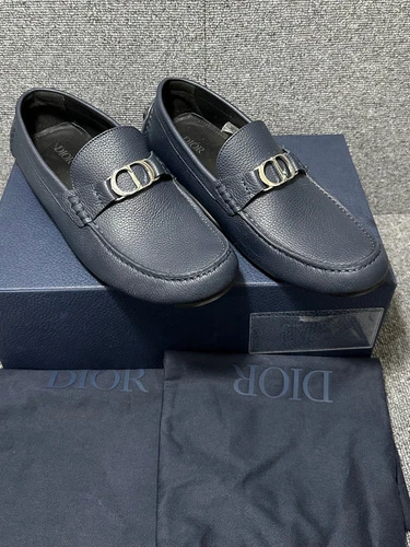 Mocassins Dior Odéon CD Icon cuir grainé 270 76511427
