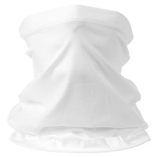Summer Neck Gaiter Unisex Sun Protection Face Mask, White
