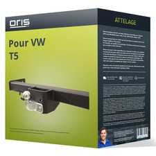 Attelage pour VW T5 Multivan / Caravelle / California démontable avec outil Oris