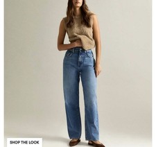 New Look Blue Long Barrel Jeans. Size 12R. New with Tags . R28