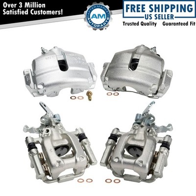 Brake Caliper Set Fits 2012-2013 Volkswagen Beetle 2010-2014 Golf GTI Jetta
