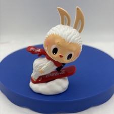 Coca-Cola Labubu THE MONSTERS figurine skiing